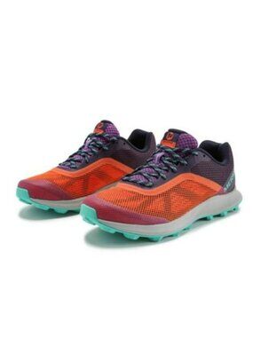 Merrell MTL Skyfire Trail Running Shoes Purple, Orange, Teal Sneakers Women's 11